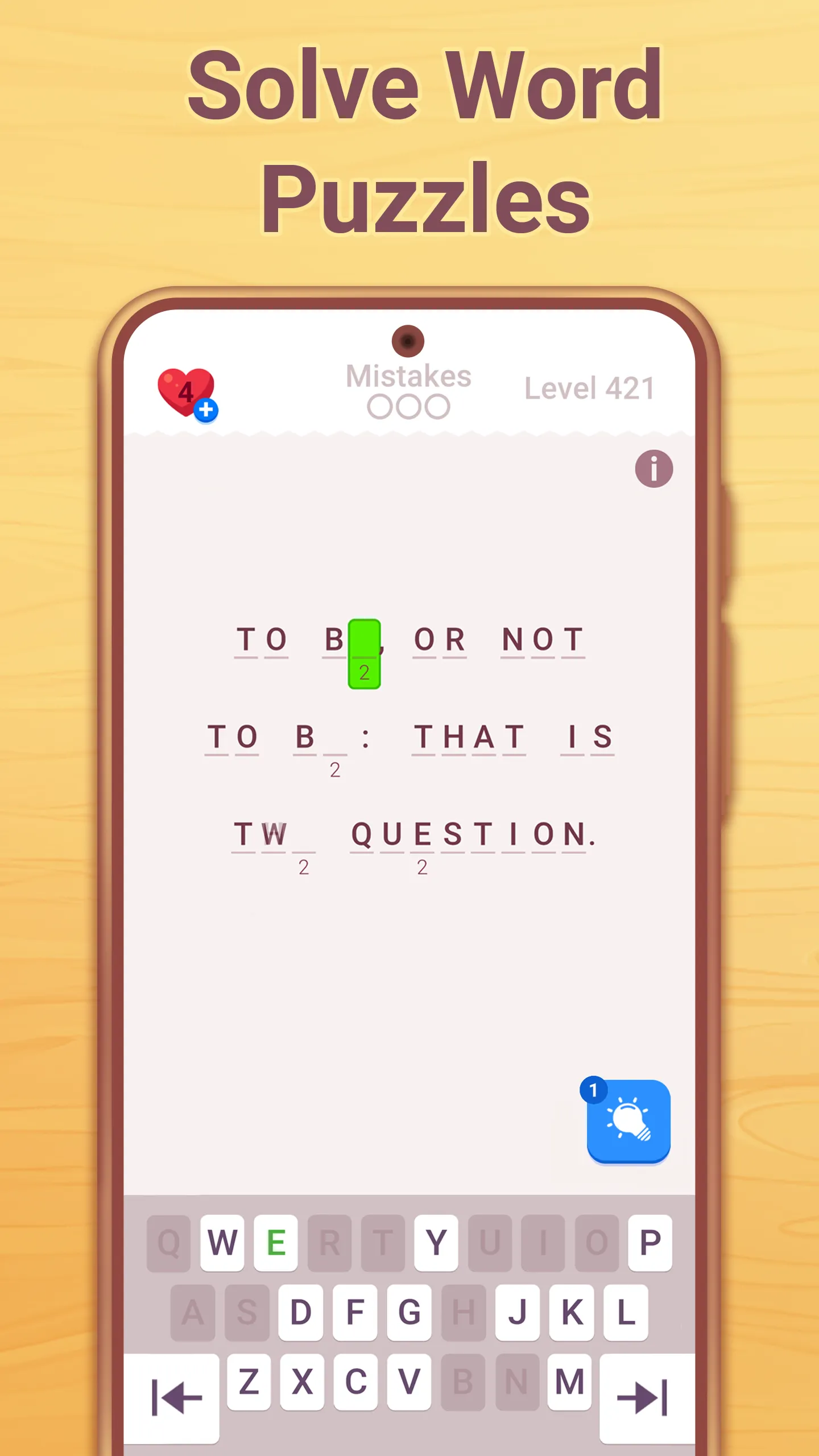 Cryptogram - Word Brain Puzzle | Indus Appstore | Screenshot