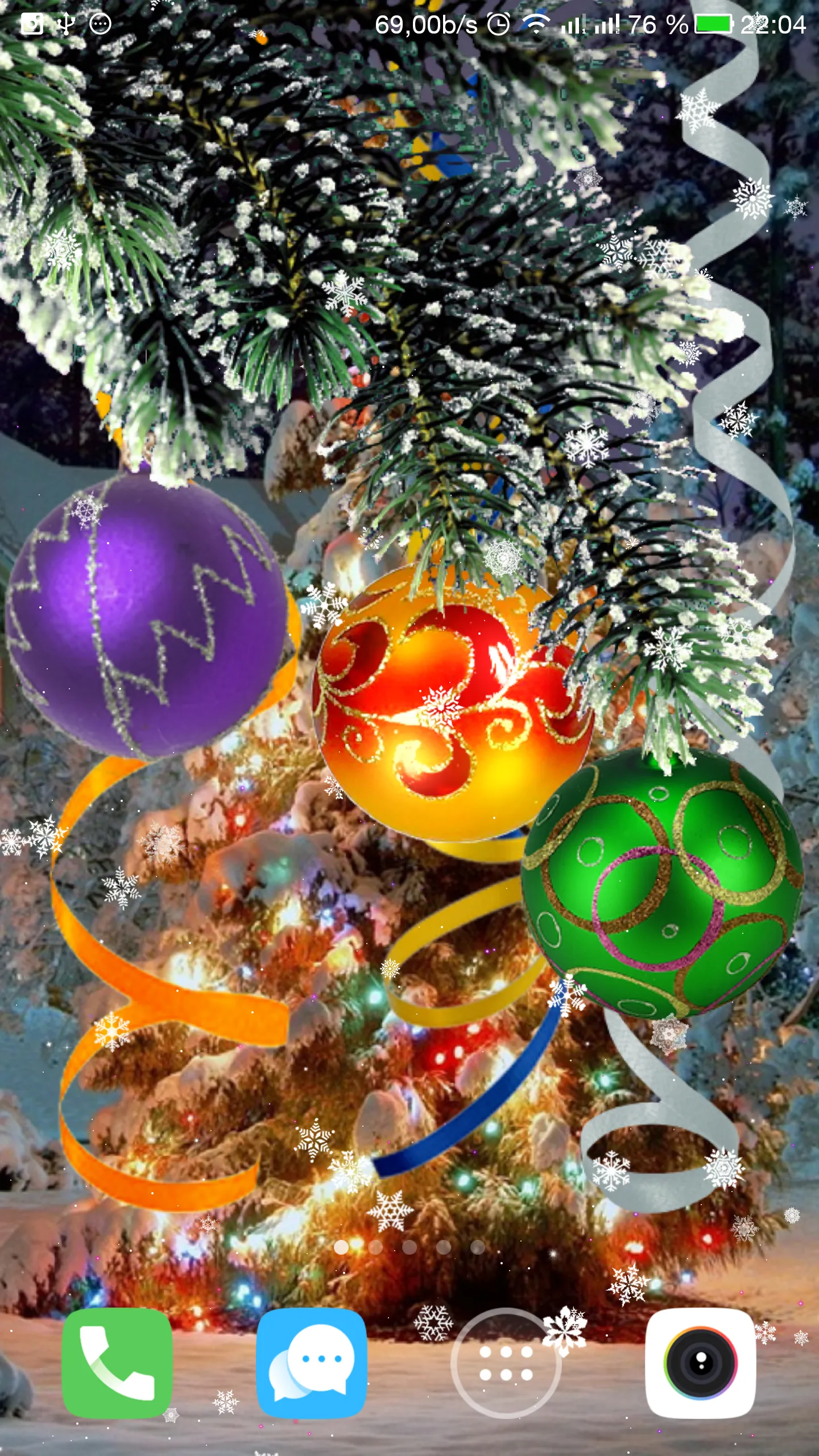 Christmas live wallpaper | Indus Appstore | Screenshot