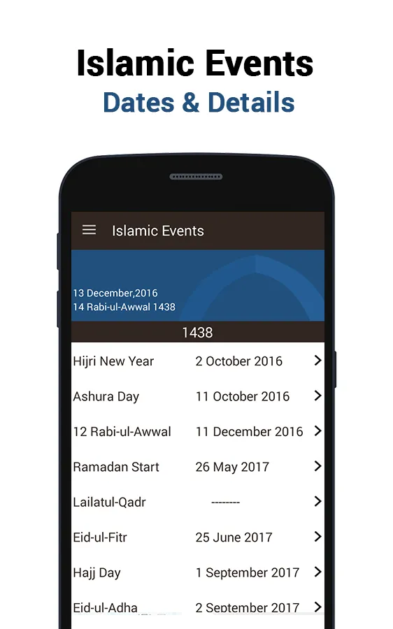 Islamic Hijri Calendar | Indus Appstore | Screenshot