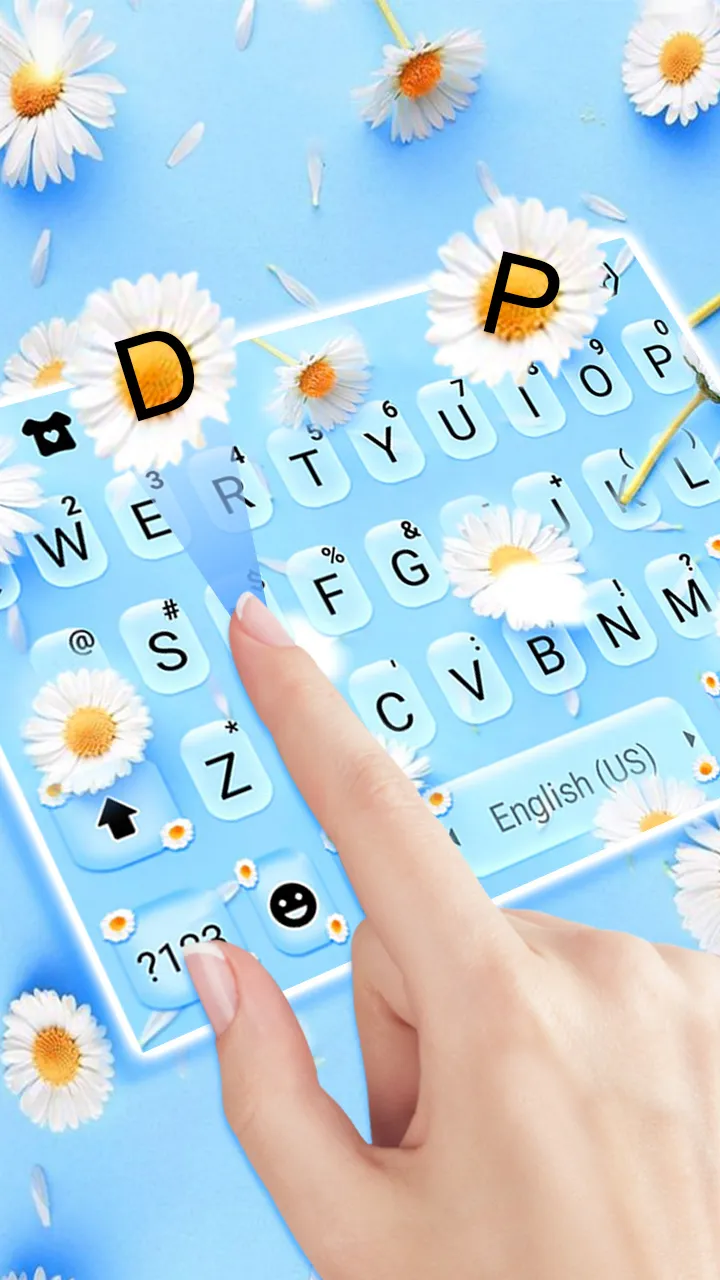 Sunny Daisy Keyboard Theme | Indus Appstore | Screenshot