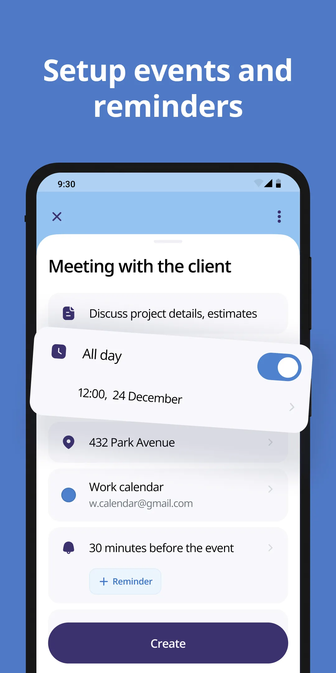 Calendar: Daily Agenda Planner | Indus Appstore | Screenshot