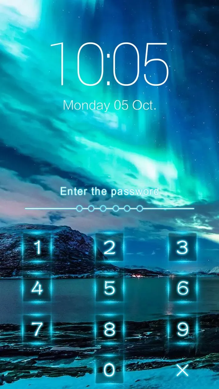 AppLock Theme Aurora | Indus Appstore | Screenshot