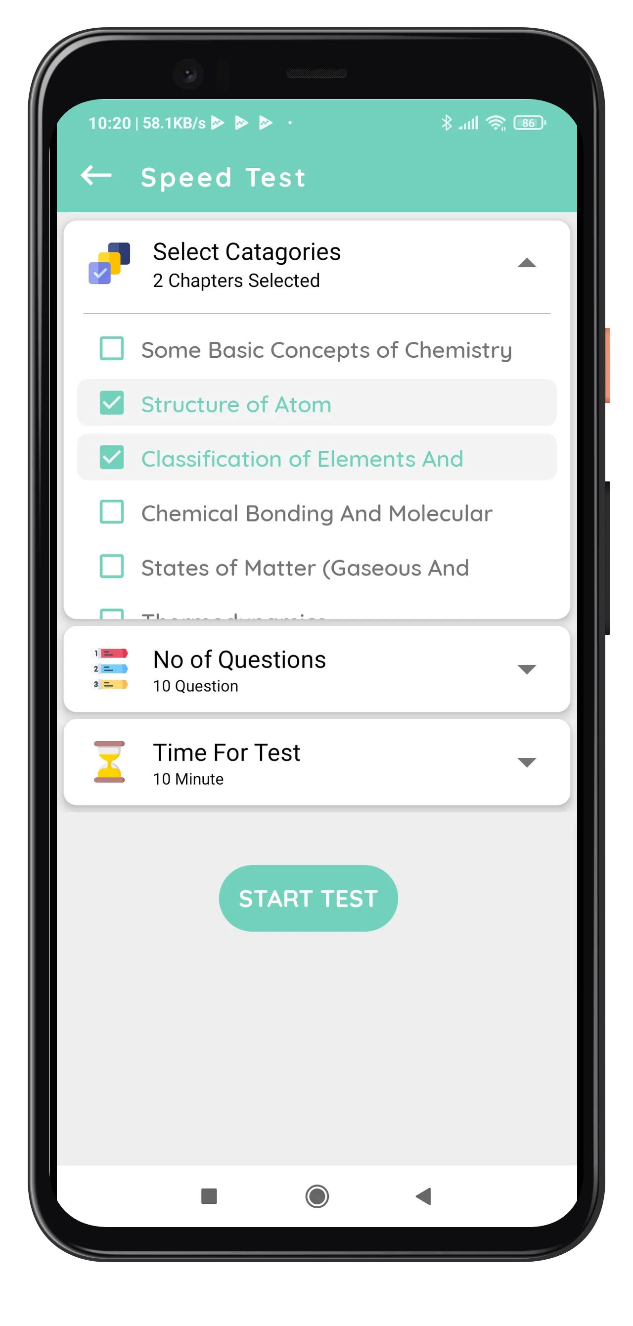 CHEMISTRY - AIIMS PAST PAPER | Indus Appstore | Screenshot