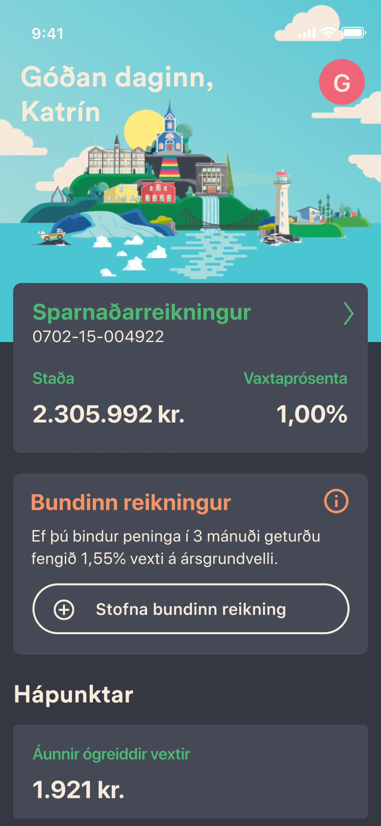 Auður | Indus Appstore | Screenshot