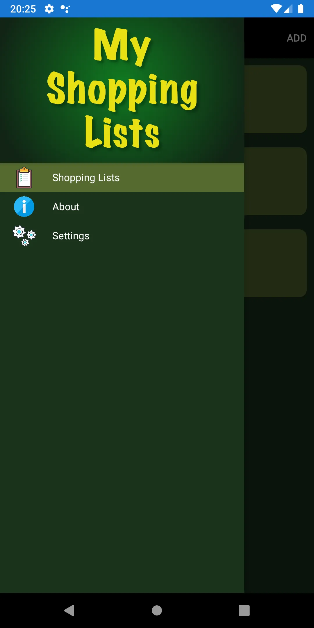 My Shopping Lists | Indus Appstore | Screenshot