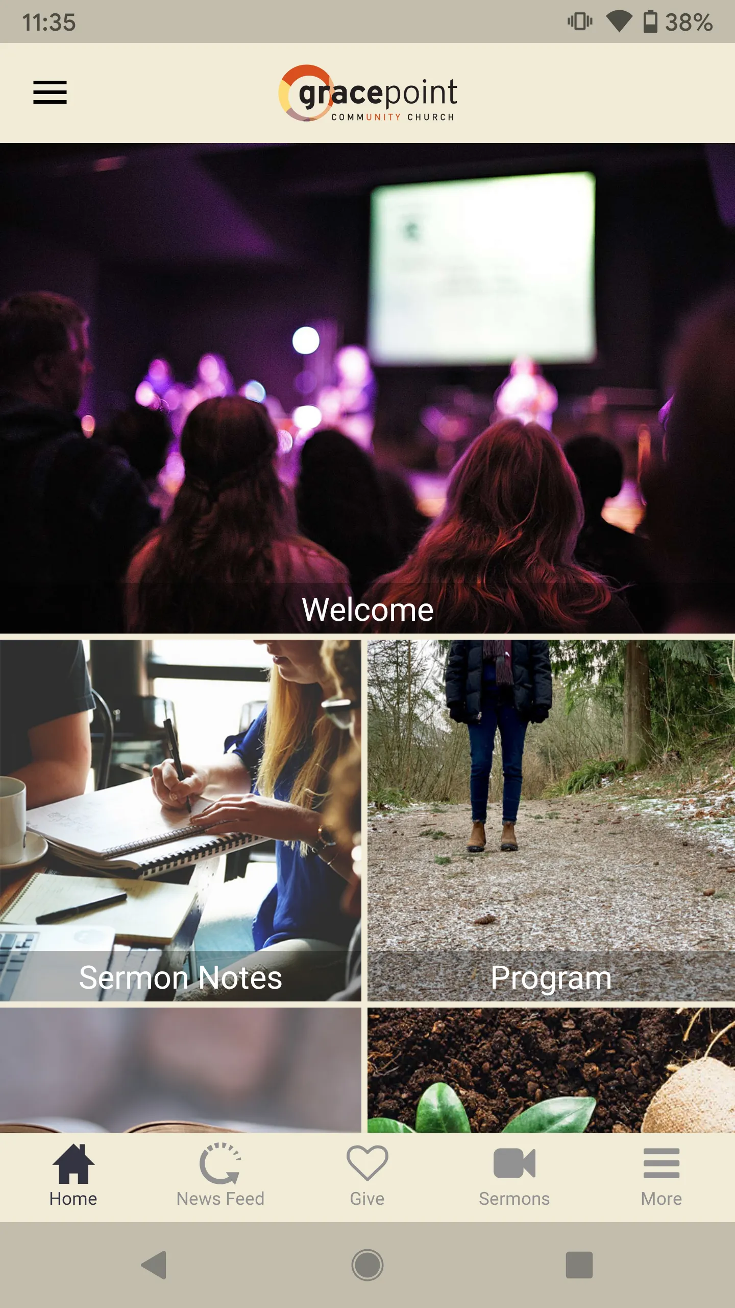 Gracepoint Community Church | Indus Appstore | Screenshot