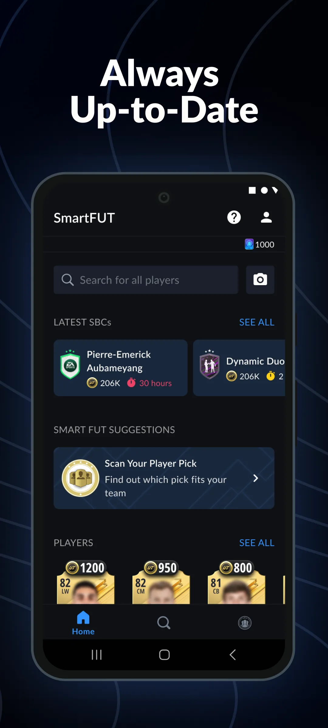 Smart FUT - FC SBC Solutions | Indus Appstore | Screenshot