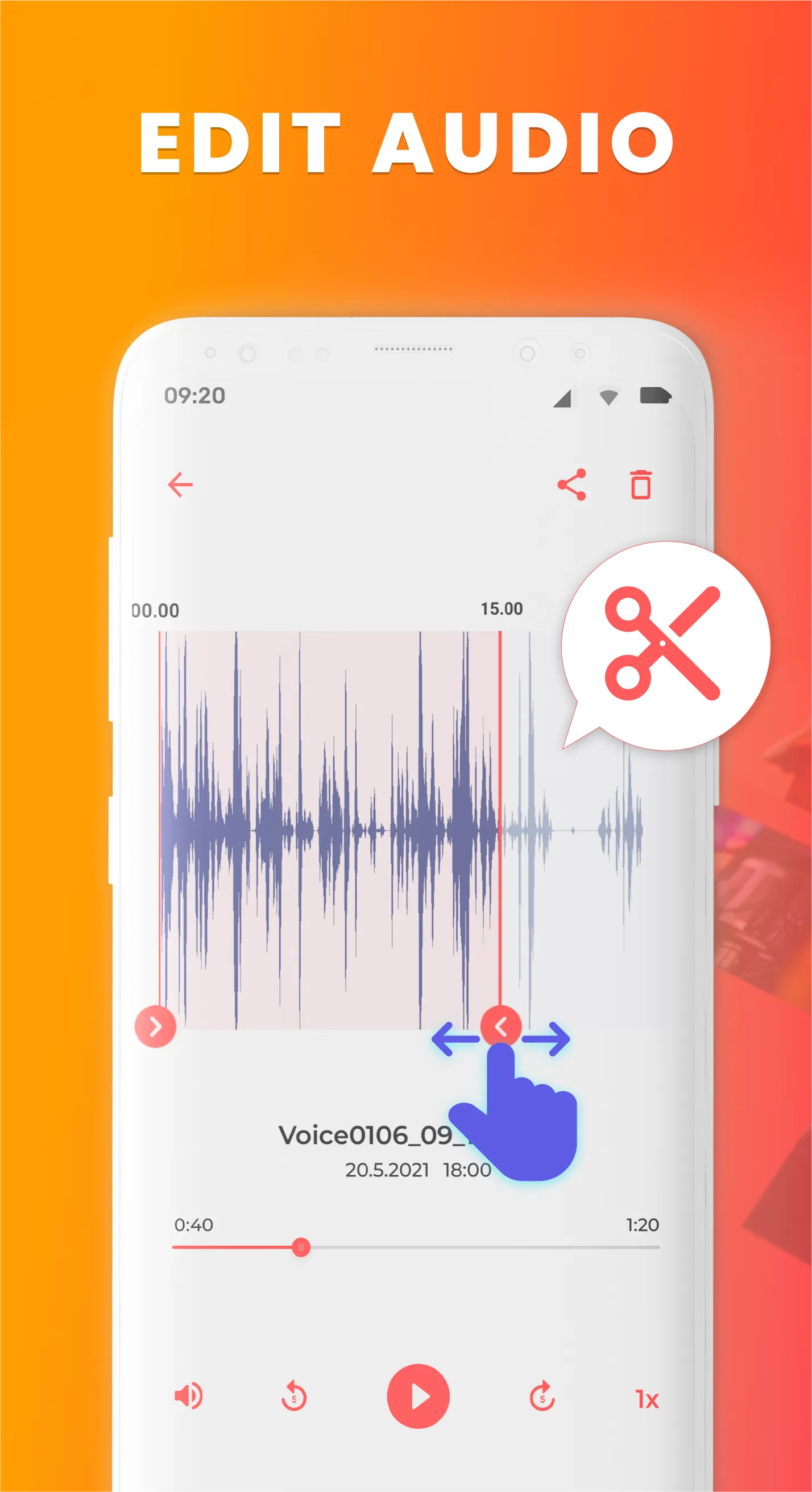 Voice Recorder - Voice memos | Indus Appstore | Screenshot