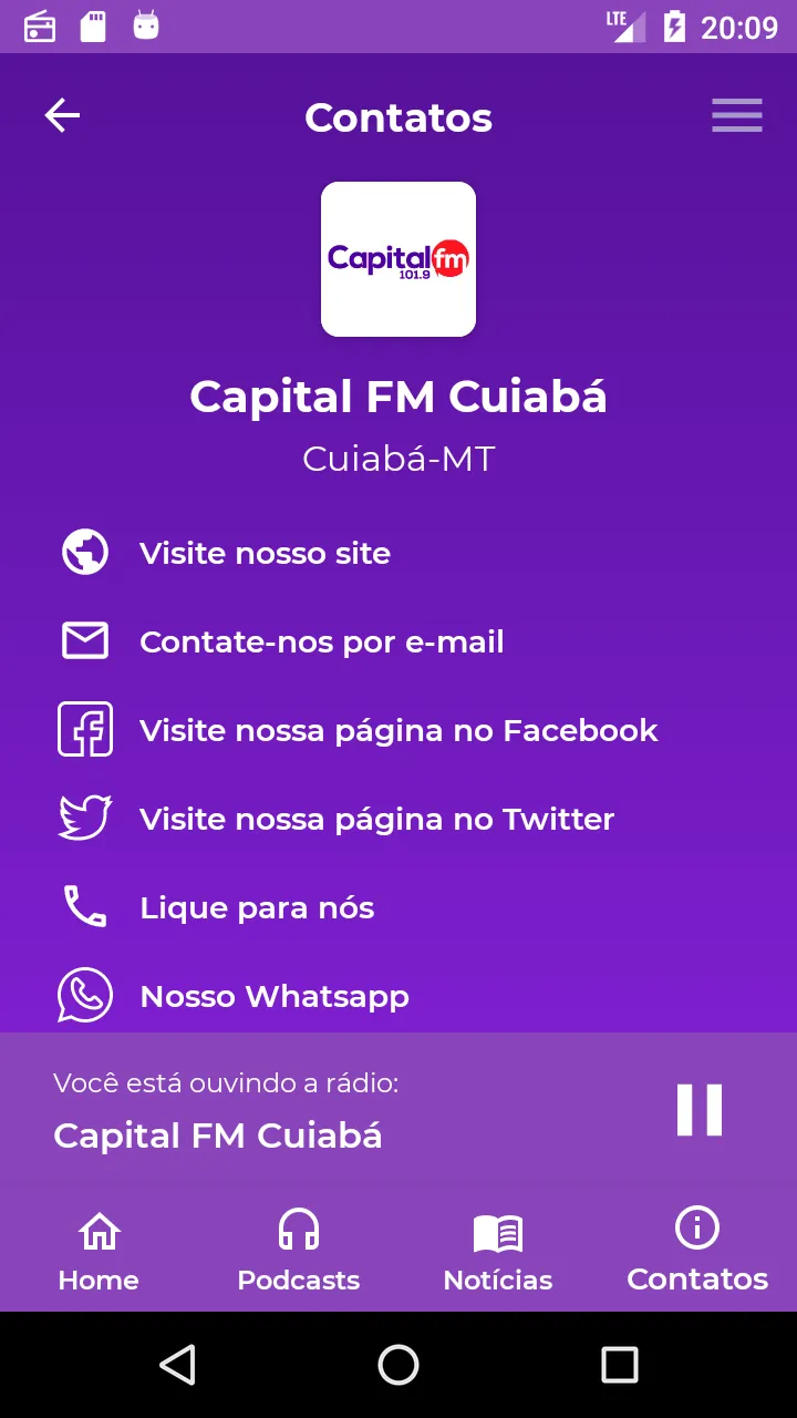 Capital FM Cuiabá | Indus Appstore | Screenshot