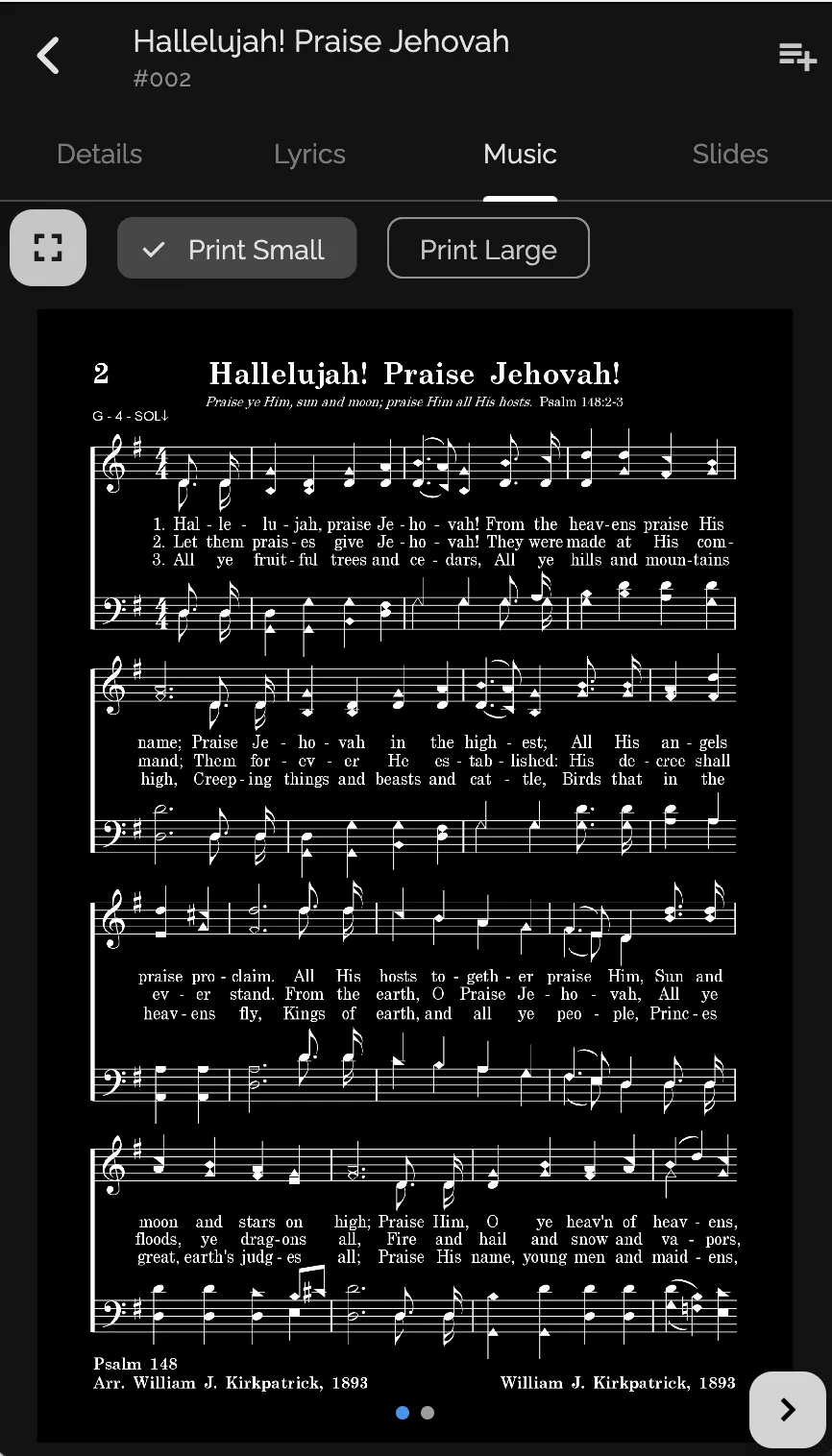 Hymns for Worship | Indus Appstore | Screenshot