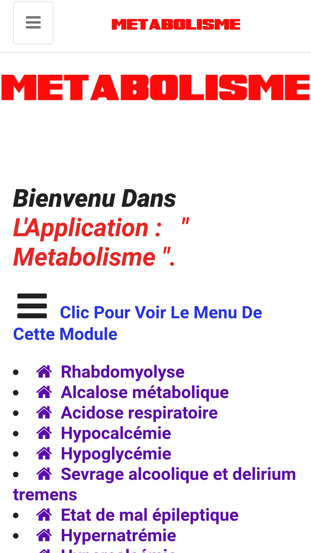 Metabolic System Diseases | Indus Appstore | Screenshot