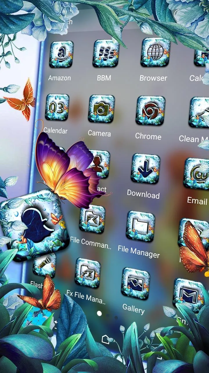 Fairy Butterfly Theme Launcher | Indus Appstore | Screenshot