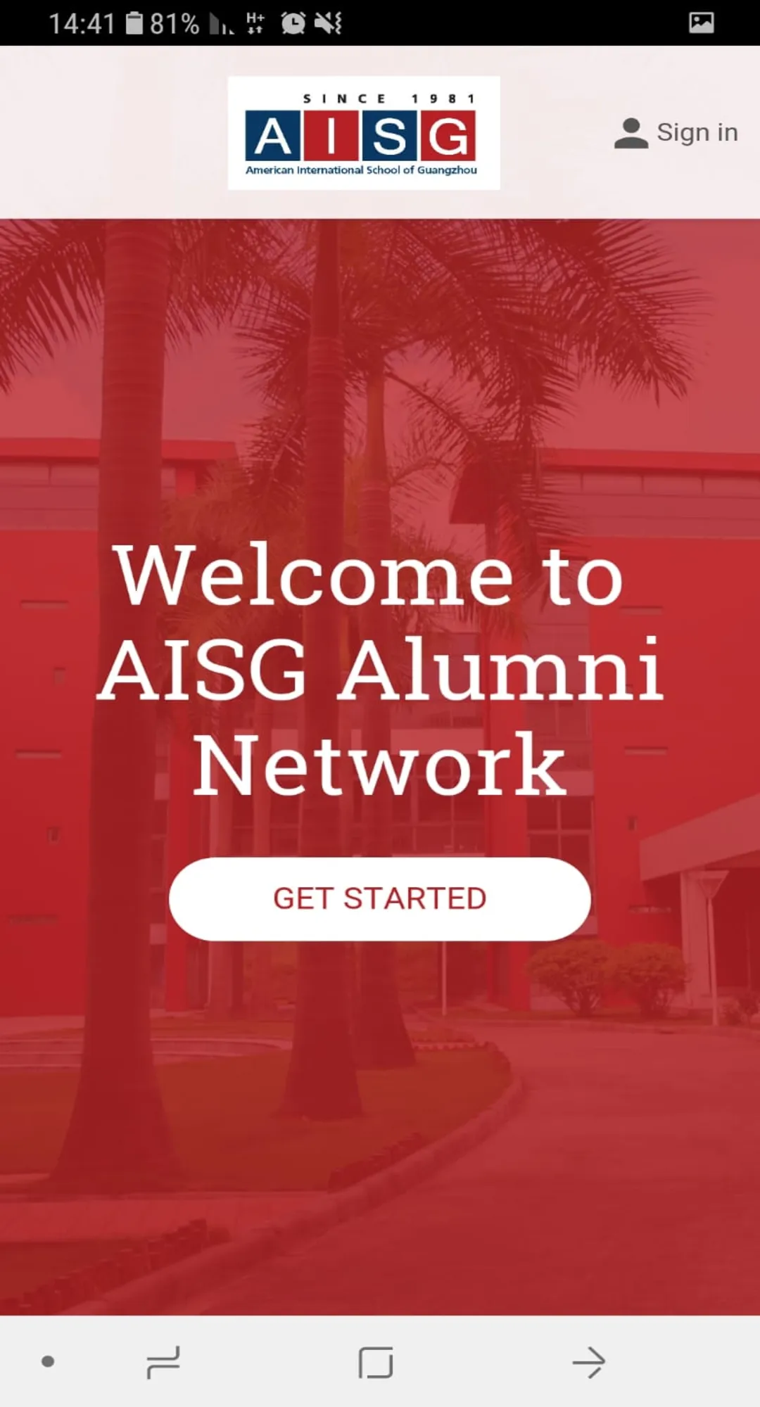 AISG Alumni Network | Indus Appstore | Screenshot