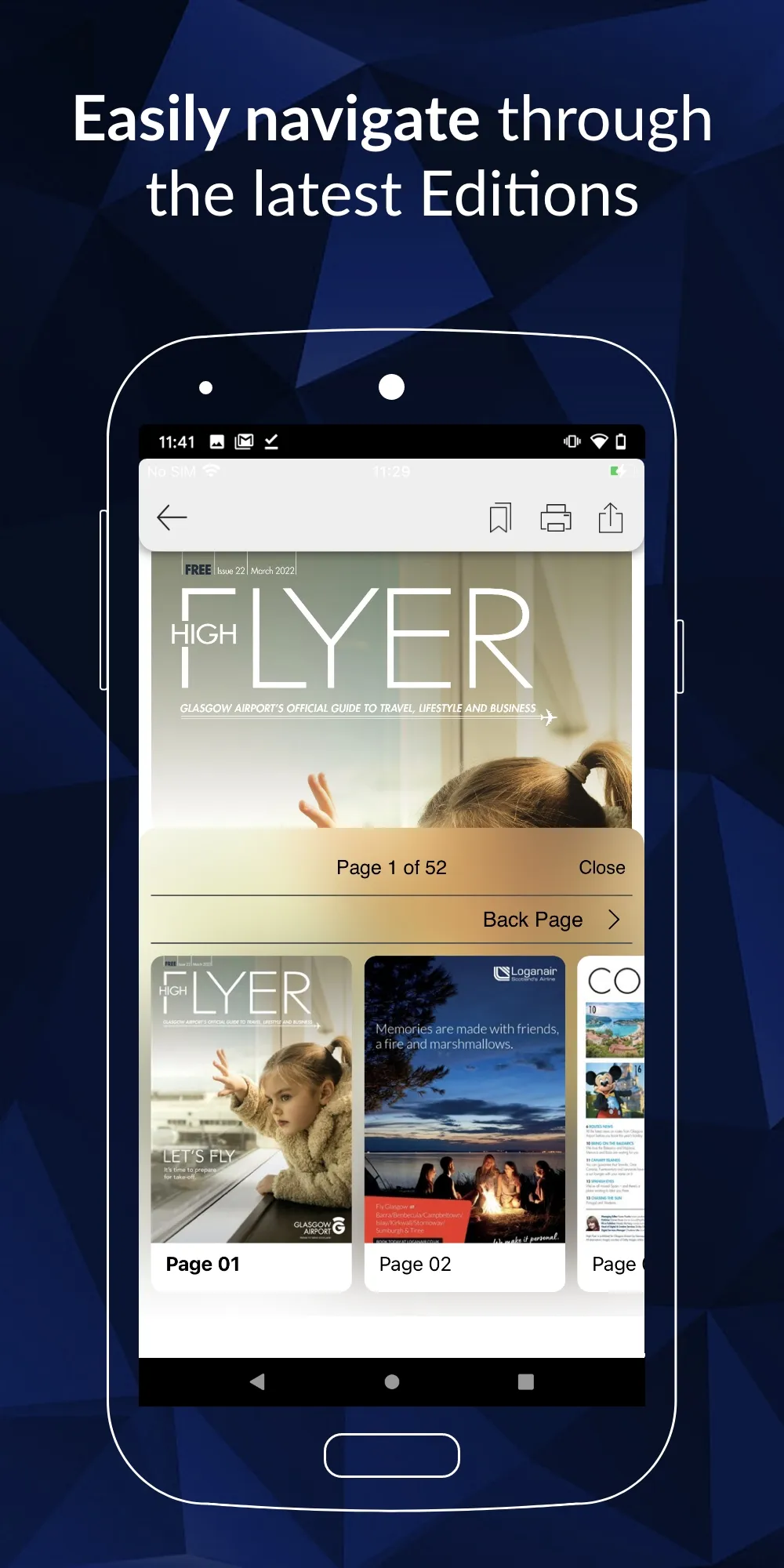 High Flyer Magazine | Indus Appstore | Screenshot