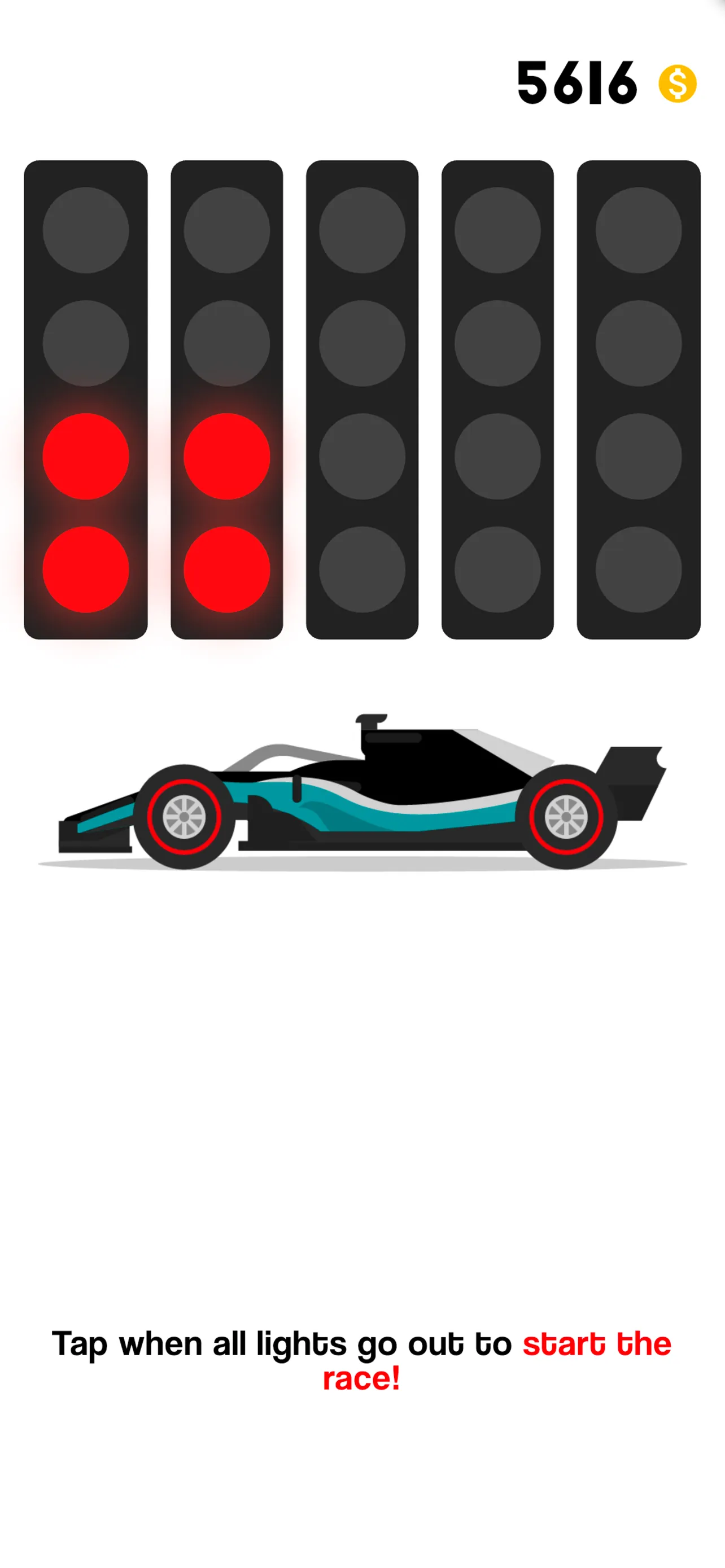 Race Start Test Formula Reflex | Indus Appstore | Screenshot