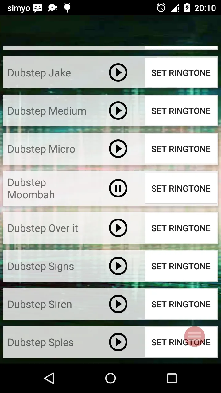 Dubstep ringtones and alarms | Indus Appstore | Screenshot