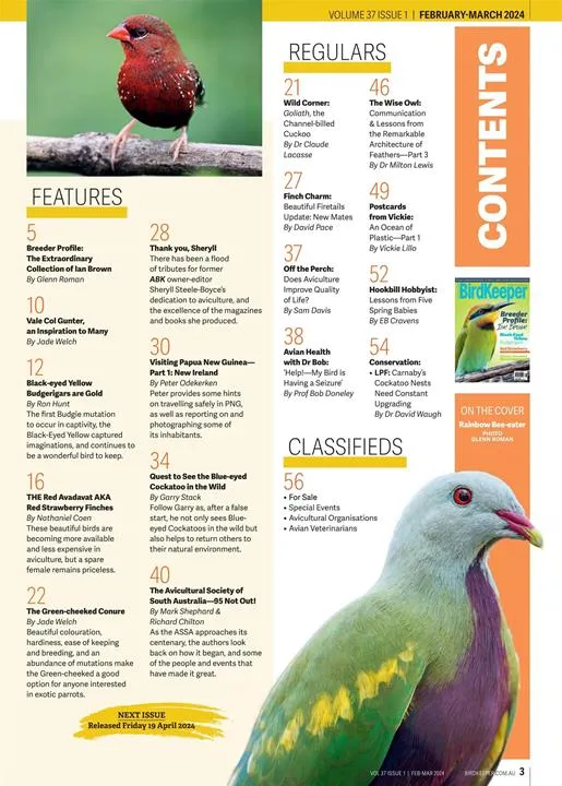 Australian Birdkeeper Magazine | Indus Appstore | Screenshot