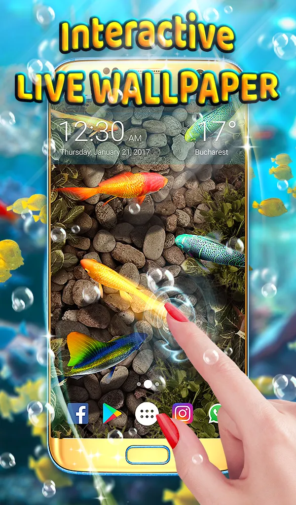 Aquarium Live Wallpaper 3D | Indus Appstore | Screenshot