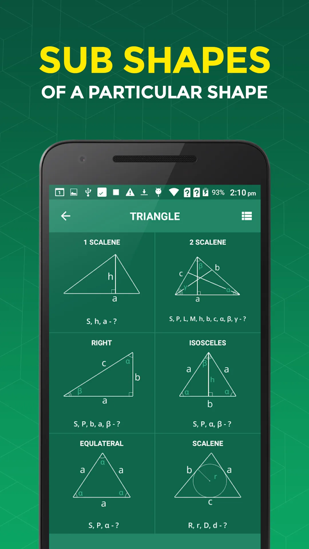 GeometrySoln : Geometry Calc | Indus Appstore | Screenshot