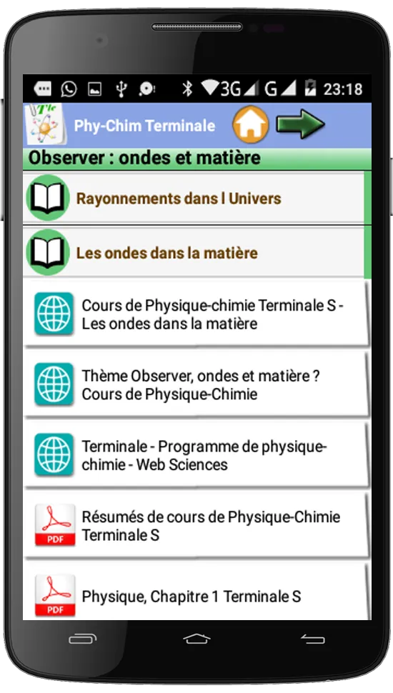 Physique Chimie Terminale | Indus Appstore | Screenshot