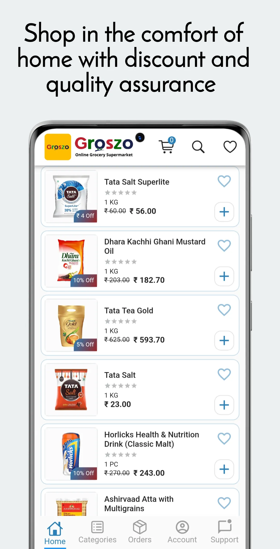 Groszo - Grocery Supermarket | Indus Appstore | Screenshot