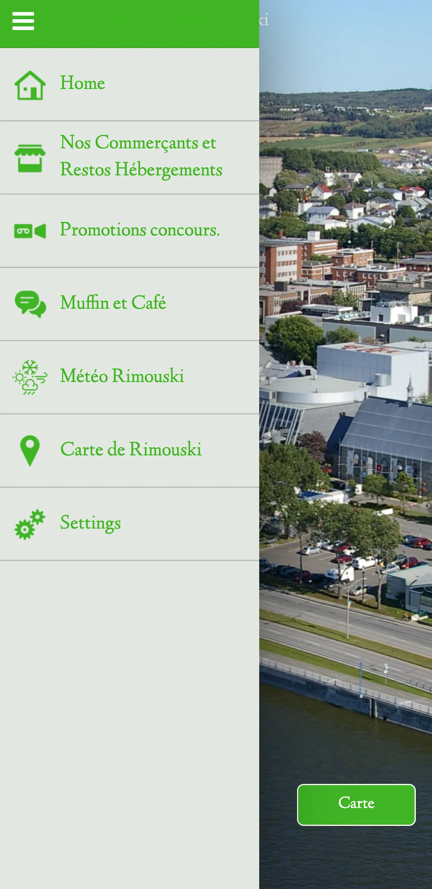 Allo Rimouski | Indus Appstore | Screenshot