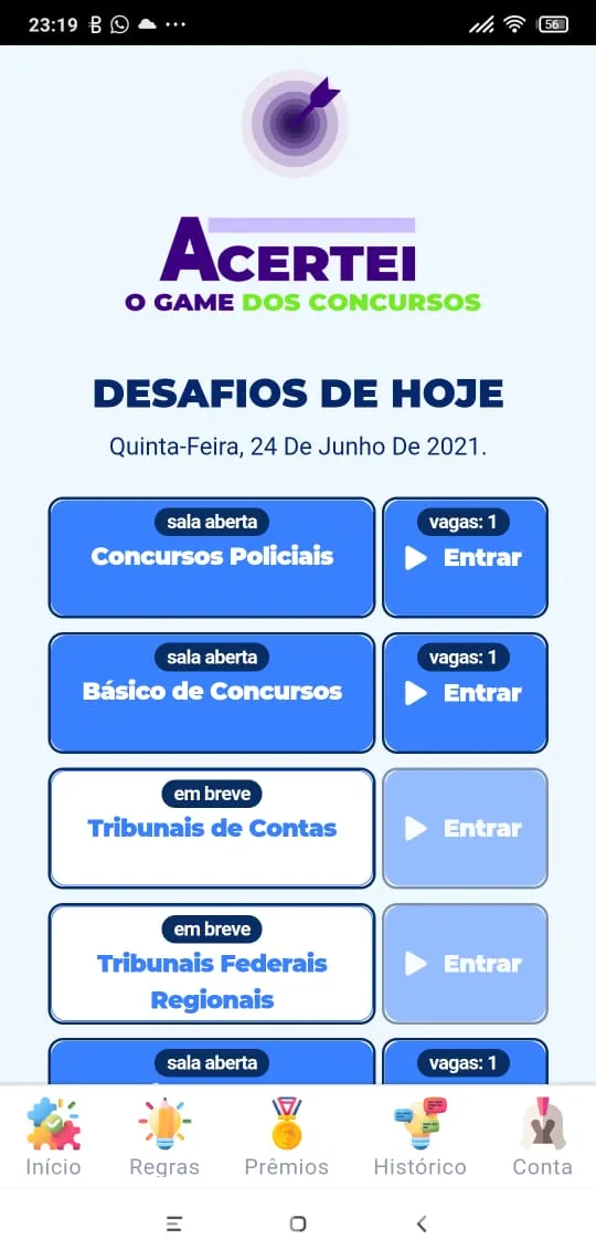 Acertei: Questões de Concursos | Indus Appstore | Screenshot