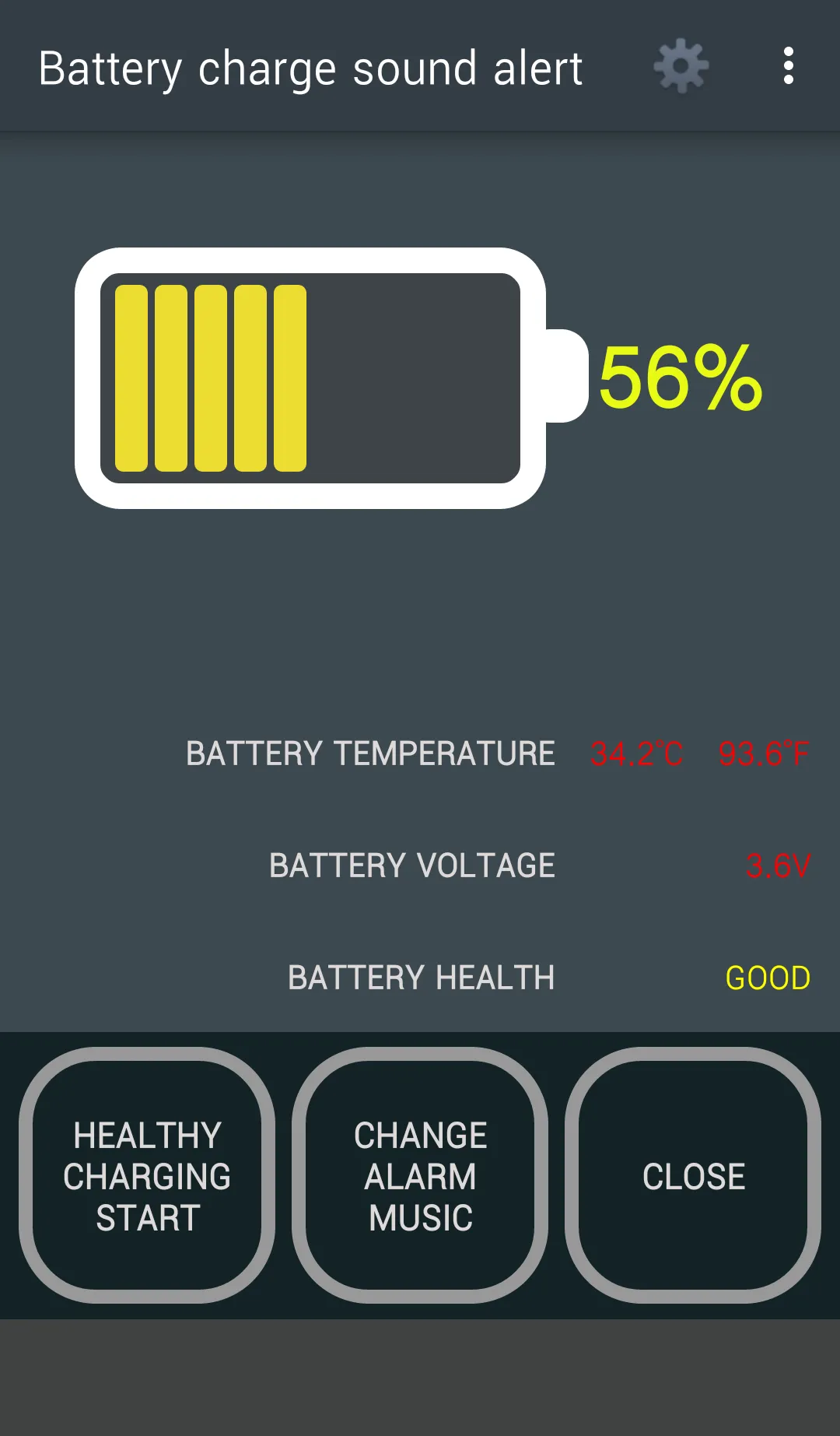 Battery charge sound alert | Indus Appstore | Screenshot