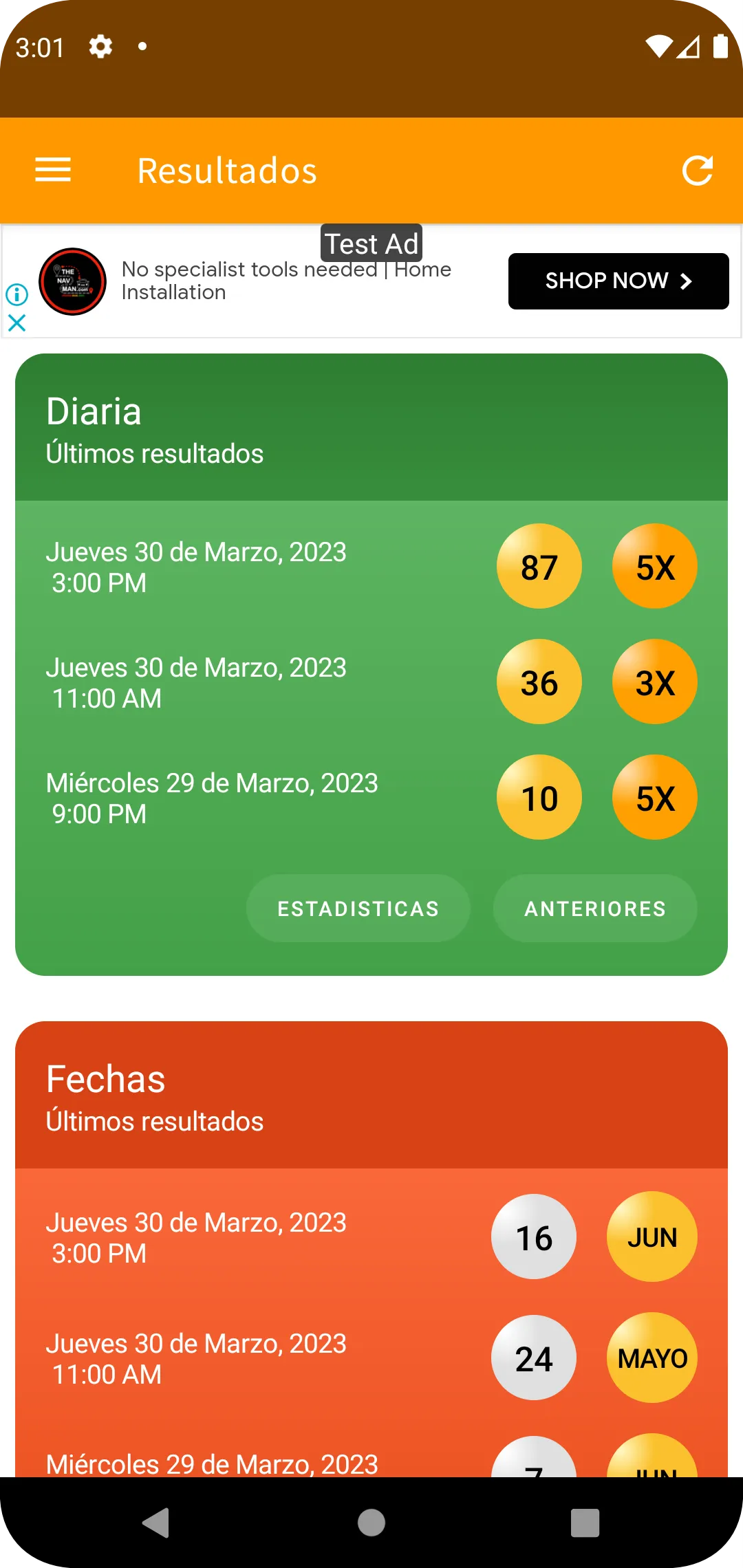 Resultados Loto Nicaragua | Indus Appstore | Screenshot