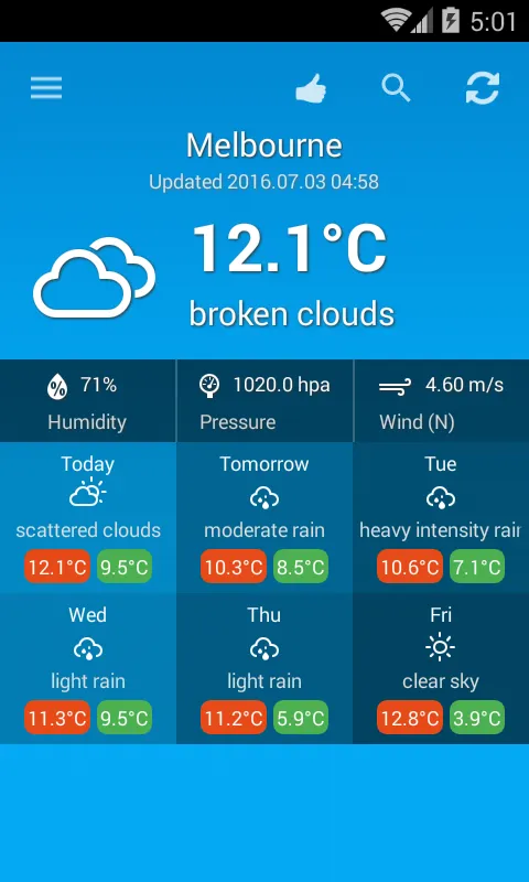 Weather Australia | Indus Appstore | Screenshot