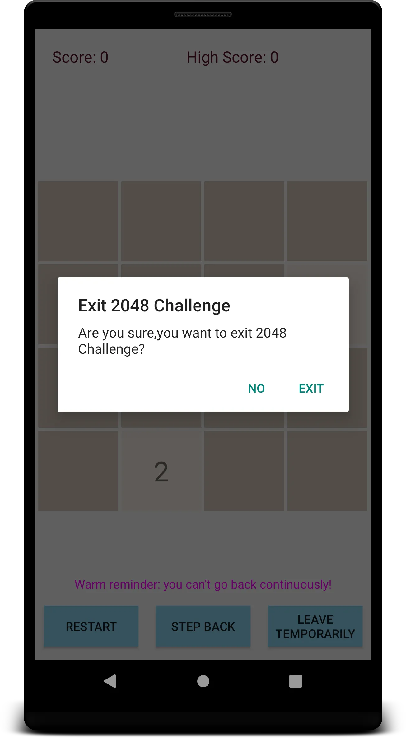 2048 Challenge | Indus Appstore | Screenshot