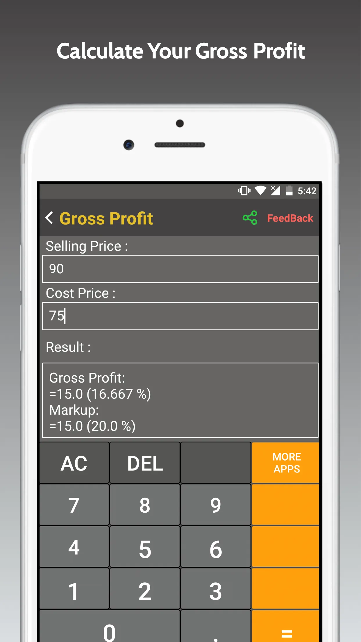 Business Calculator | Indus Appstore | Screenshot