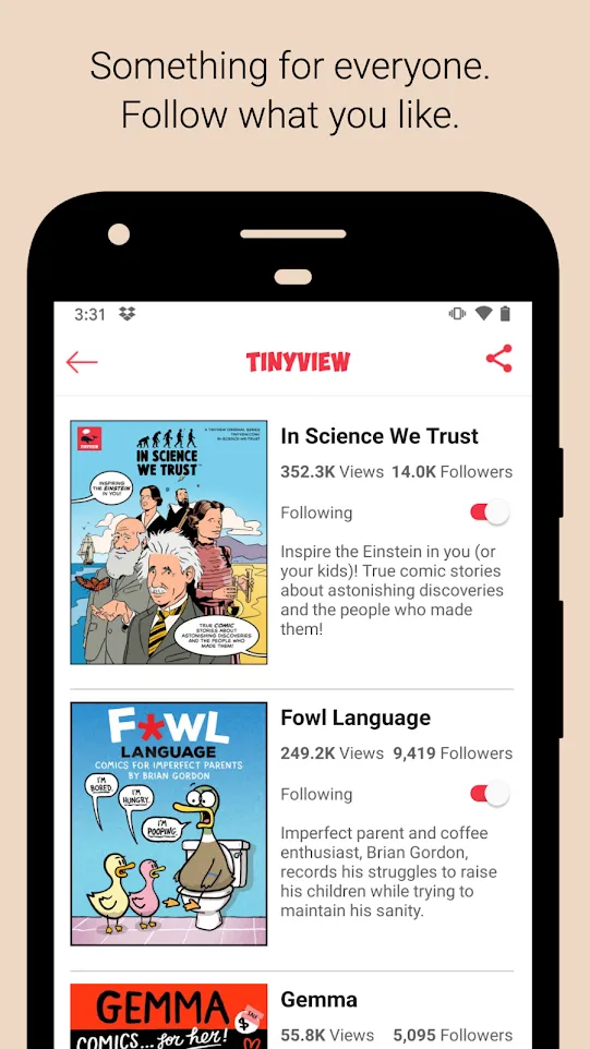 Tinyview Comics | Indus Appstore | Screenshot