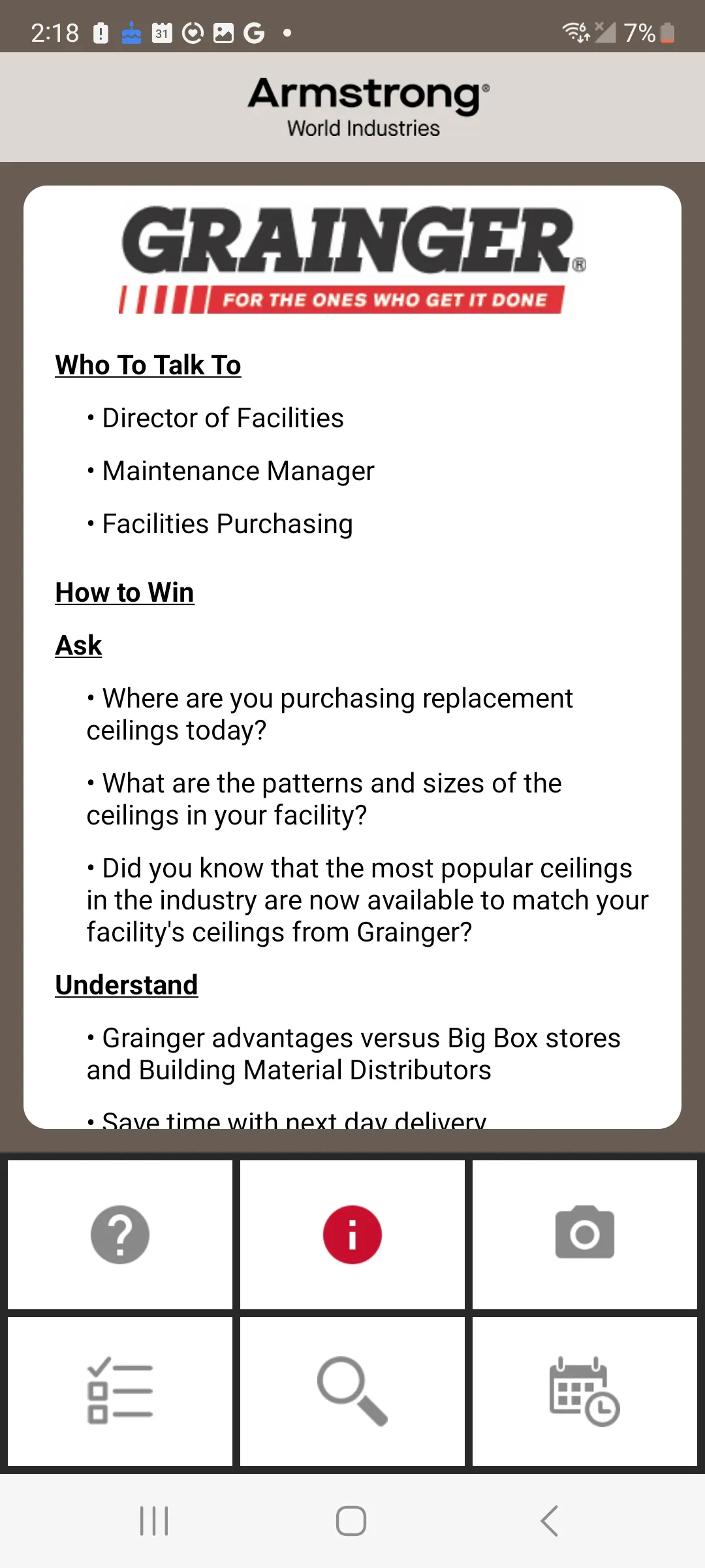 Replacement Ceilings-Grainger | Indus Appstore | Screenshot