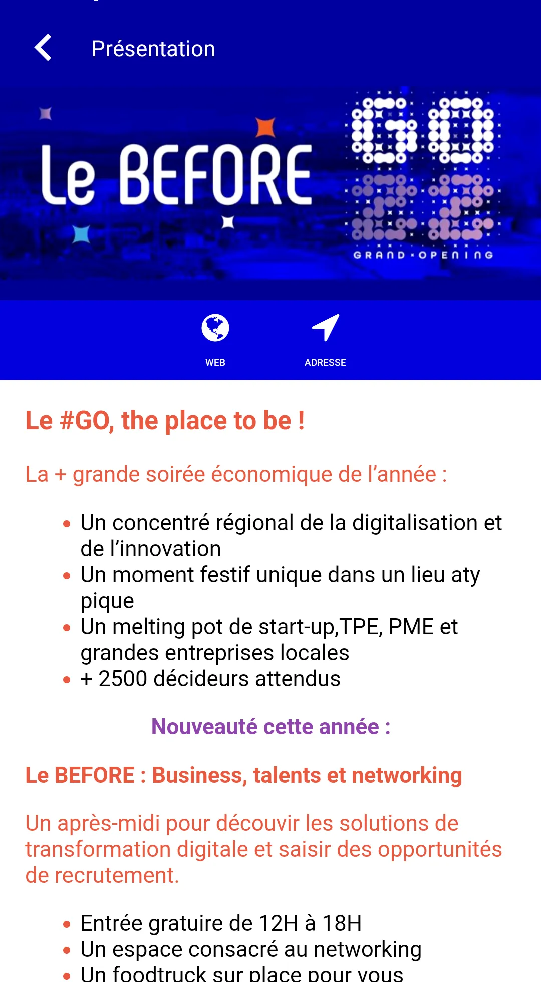 Le Before du GO22 | Indus Appstore | Screenshot