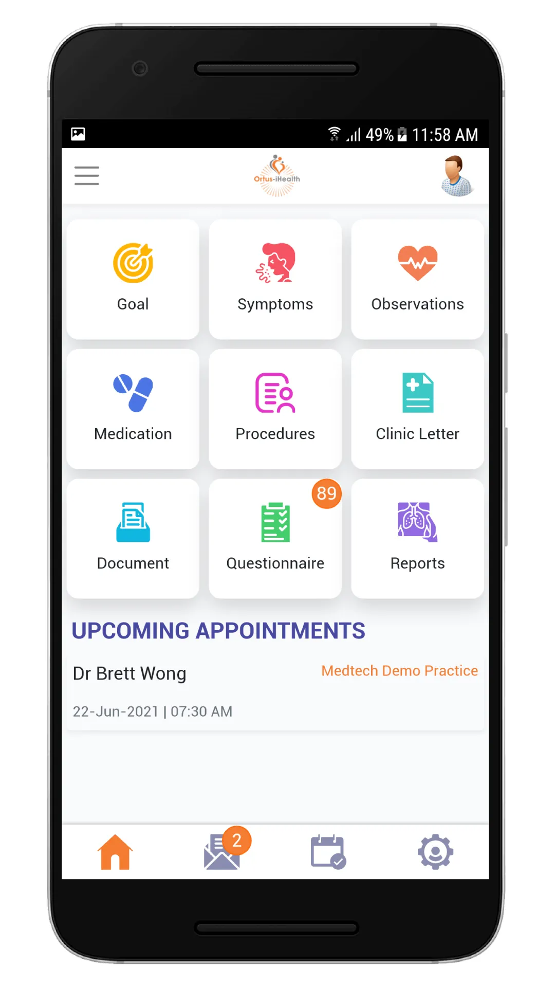 ManageMyHealth - Ortus | Indus Appstore | Screenshot