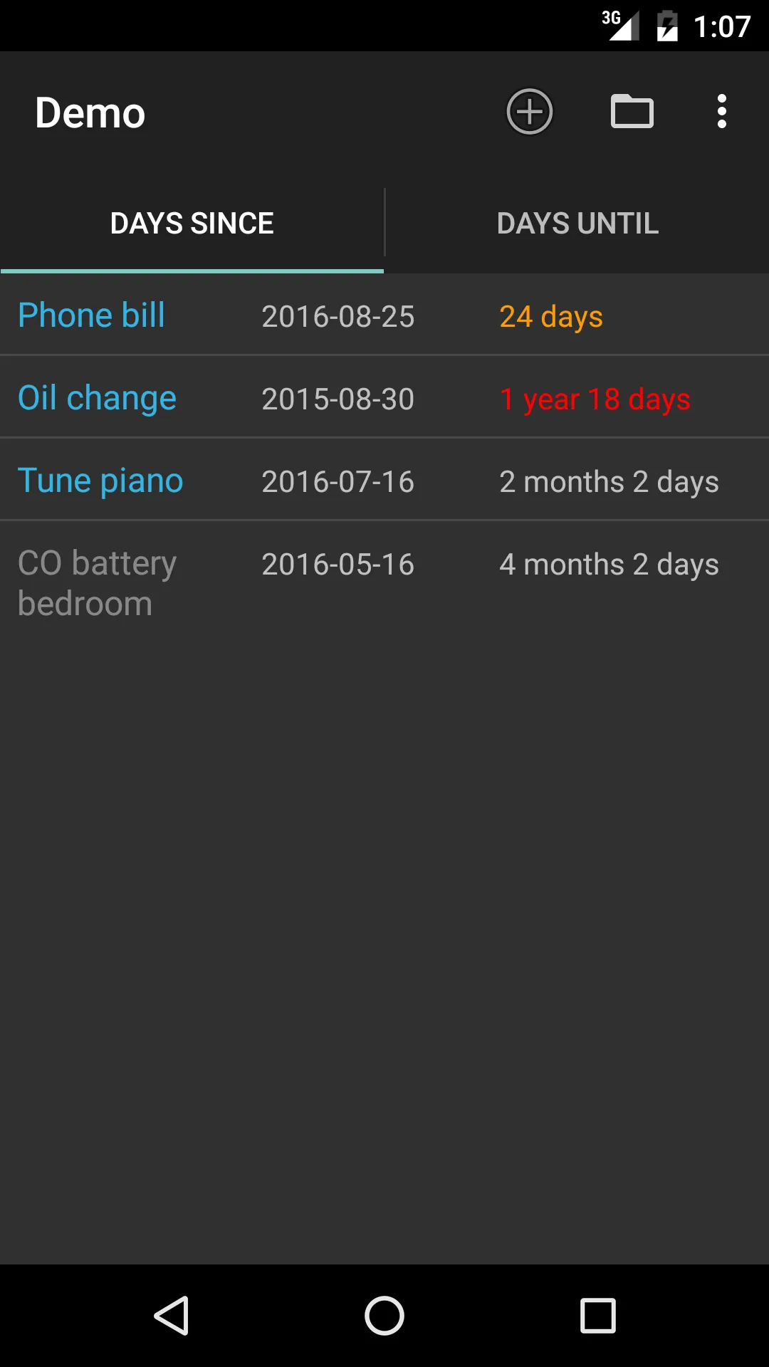 Days Since Pro | Indus Appstore | Screenshot