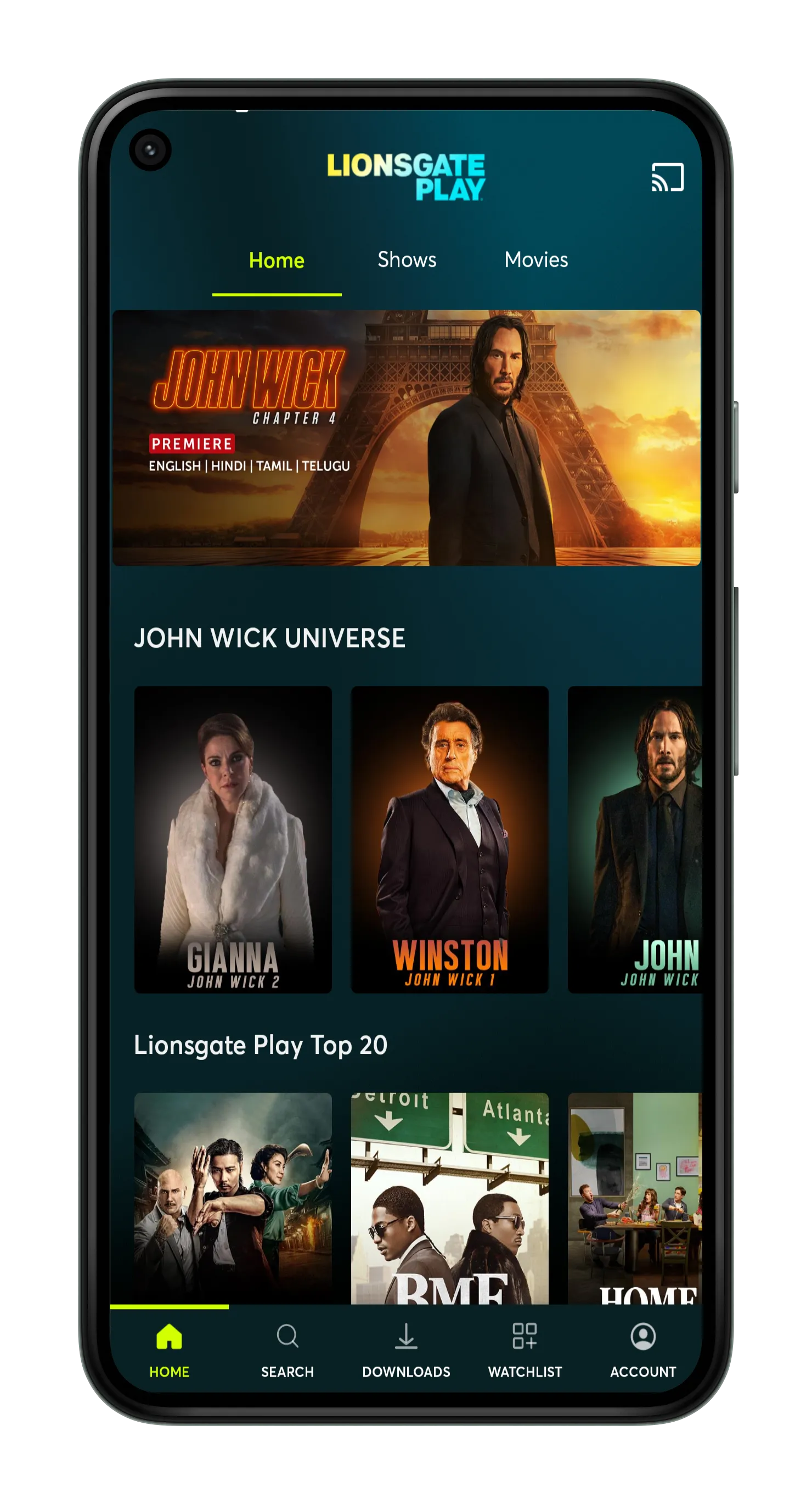 Lionsgate Play: Movies & Shows | Indus Appstore | Screenshot