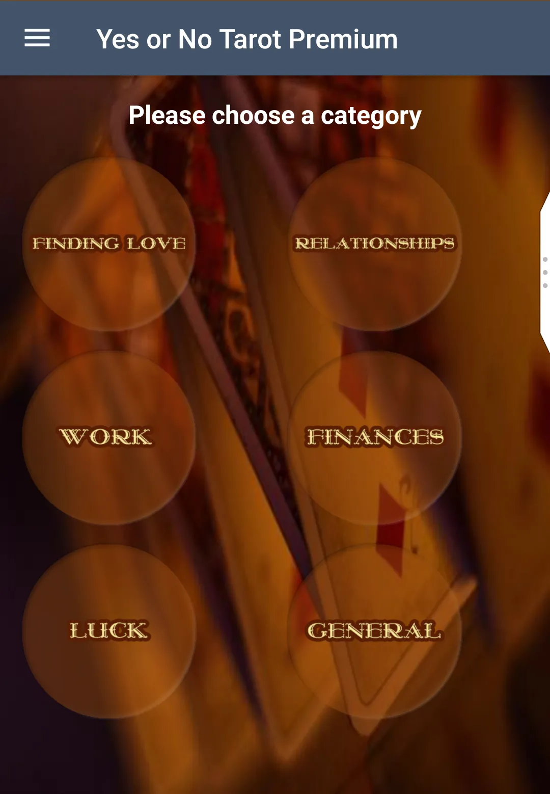 Yes or No Tarot Card Oracle | Indus Appstore | Screenshot