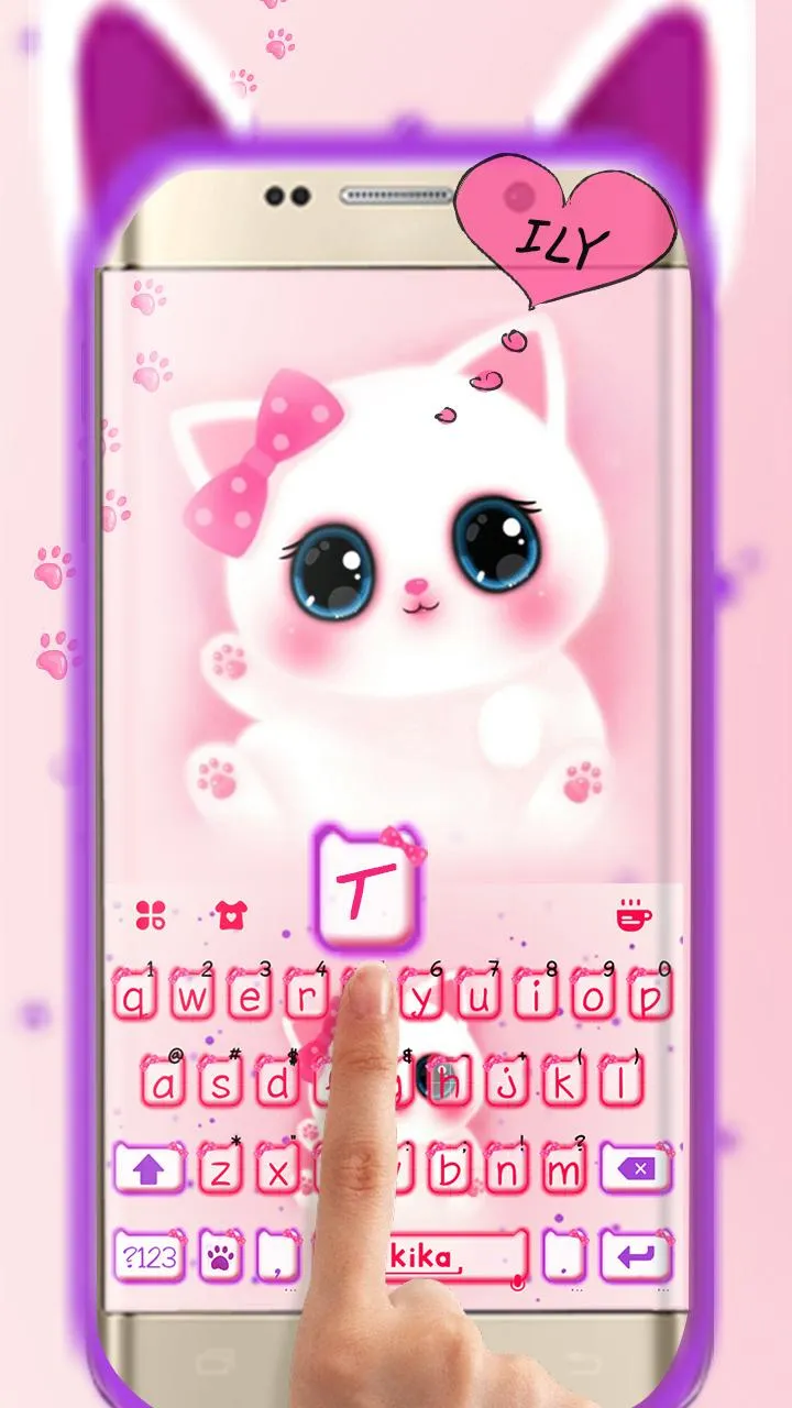 Cute Kitty Theme | Indus Appstore | Screenshot