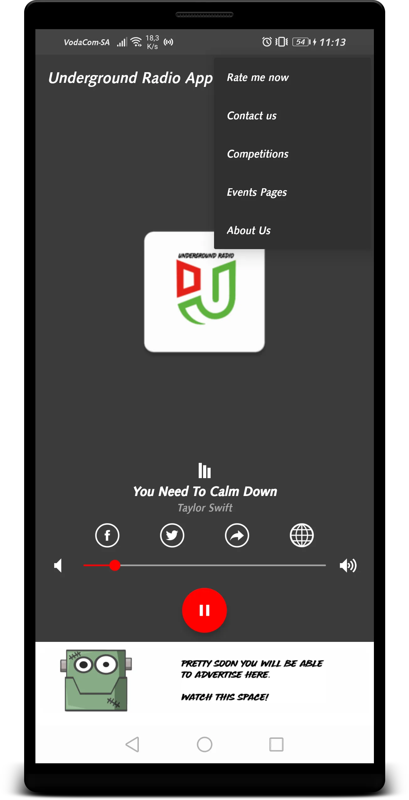 Underground Radio | Indus Appstore | Screenshot