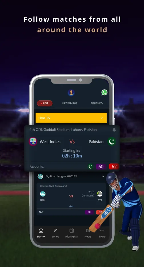 Max Cricket Live Line | Indus Appstore | Screenshot