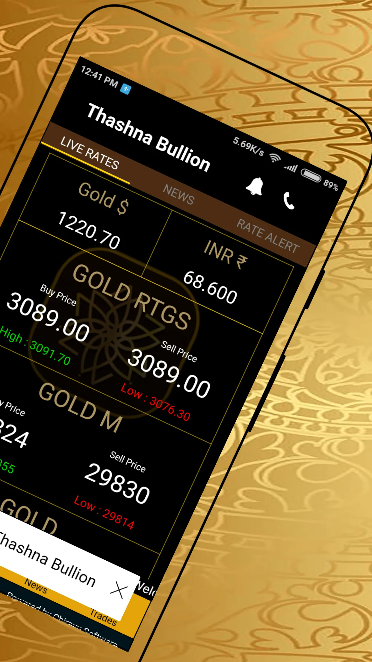 Thashna Bullion - Book Gold Ba | Indus Appstore | Screenshot