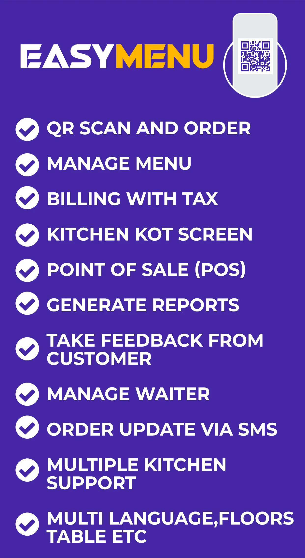 Easy Menu Qr | Indus Appstore | Screenshot
