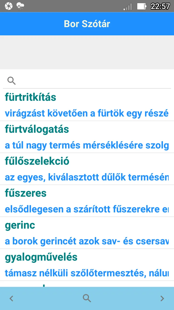 Bor Szótár | Indus Appstore | Screenshot