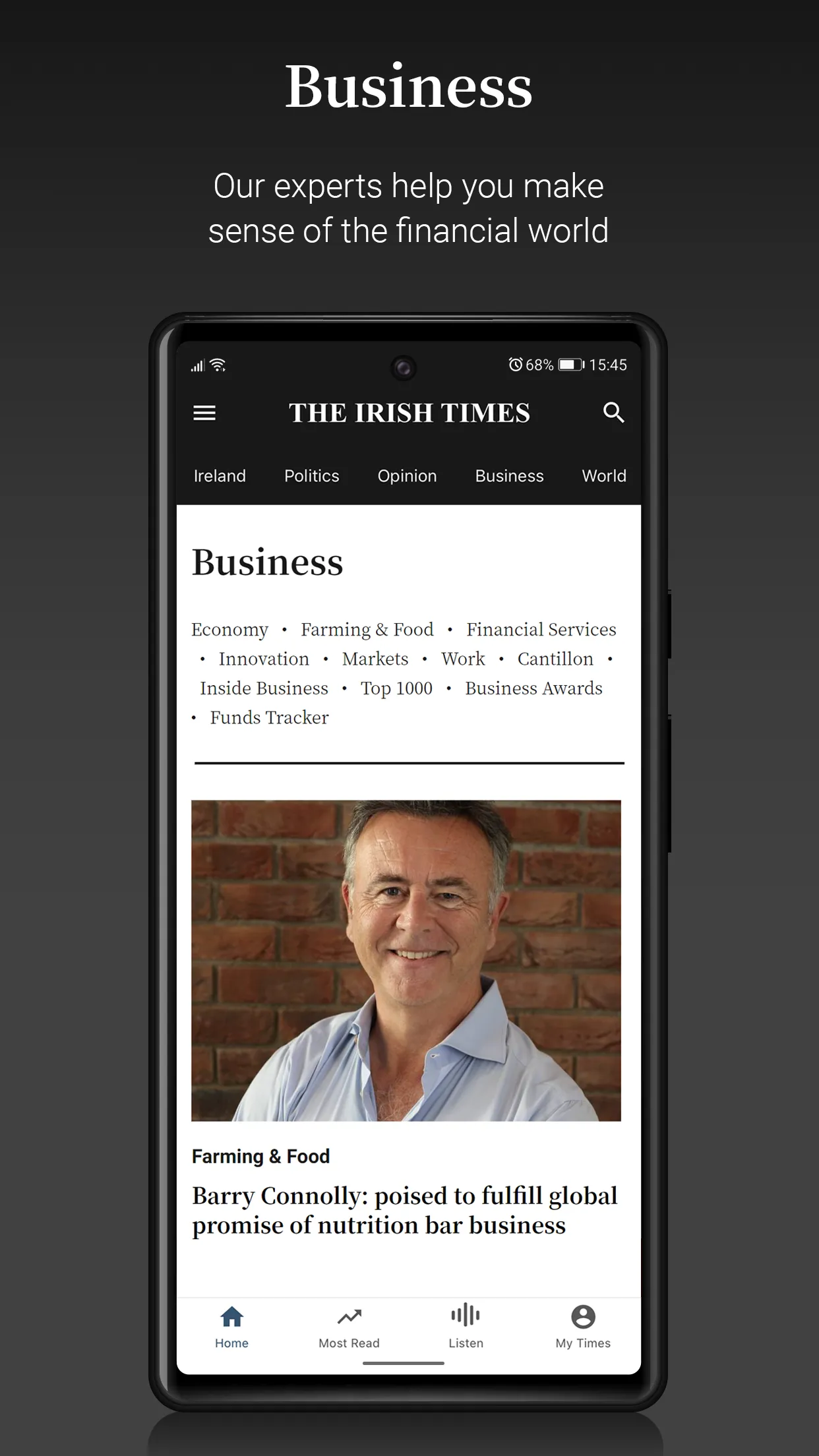 Irish Times News | Indus Appstore | Screenshot