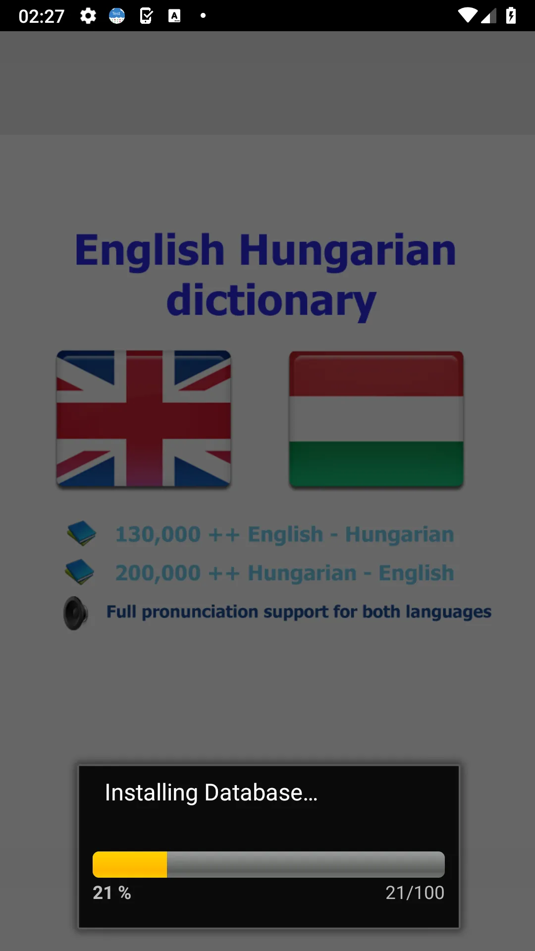 Hungarian dict fordito szotar | Indus Appstore | Screenshot