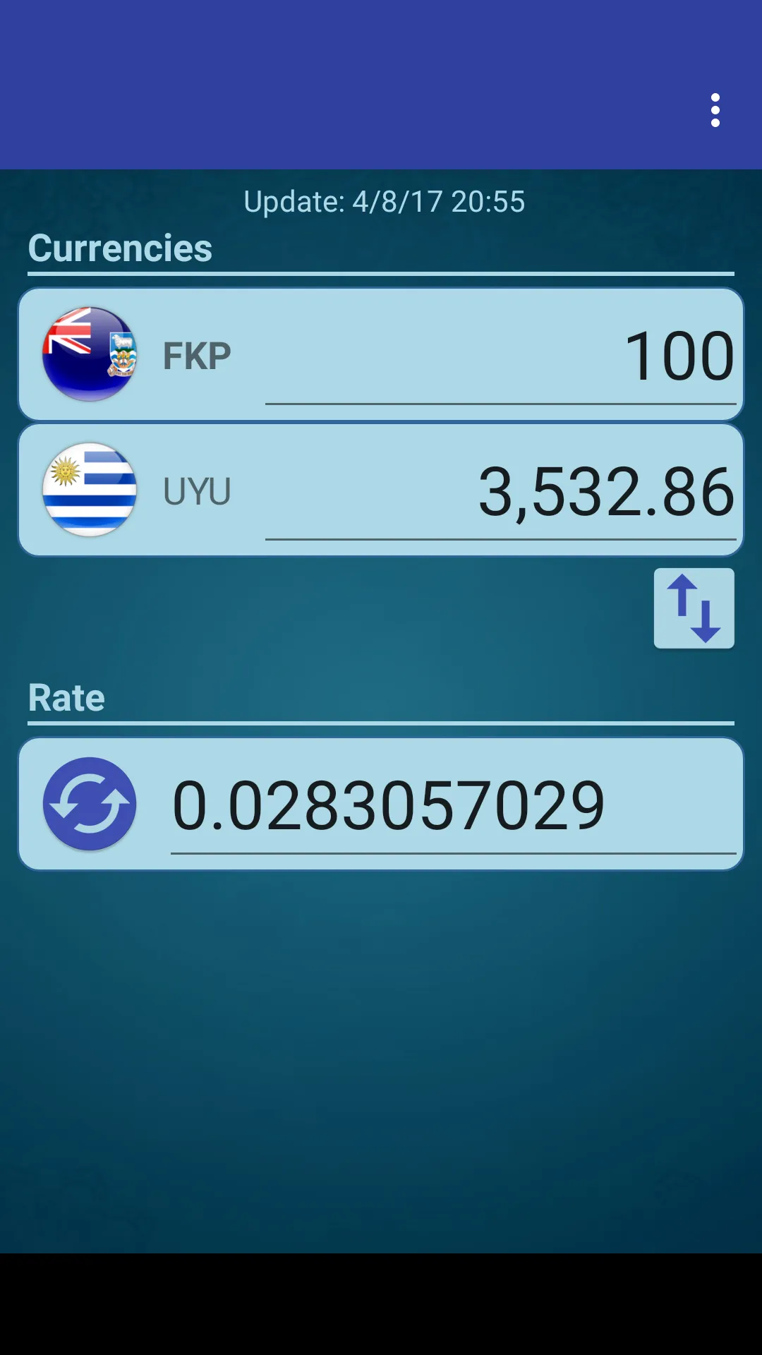 UYU Peso x Falkland Isl. Pound | Indus Appstore | Screenshot