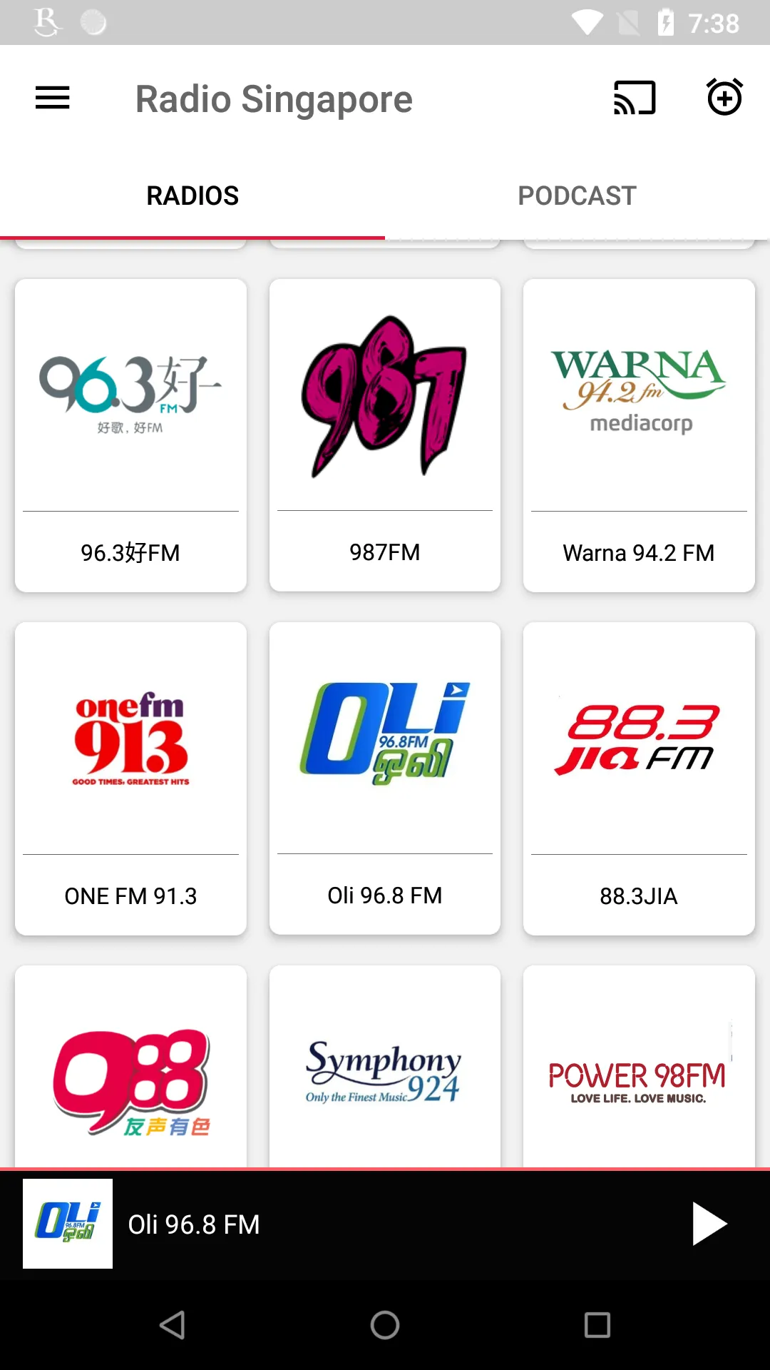 Radio Singapore - Fm radio | Indus Appstore | Screenshot