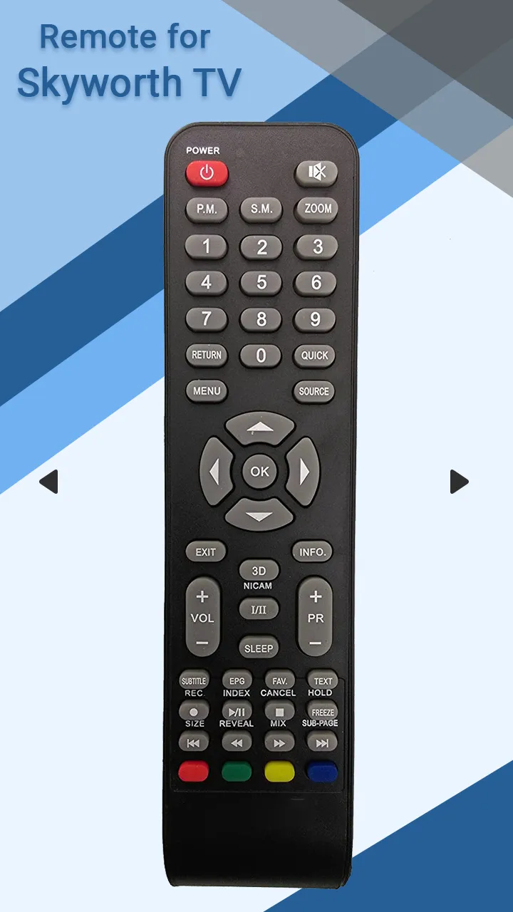 Remote for Skyworth TV | Indus Appstore | Screenshot